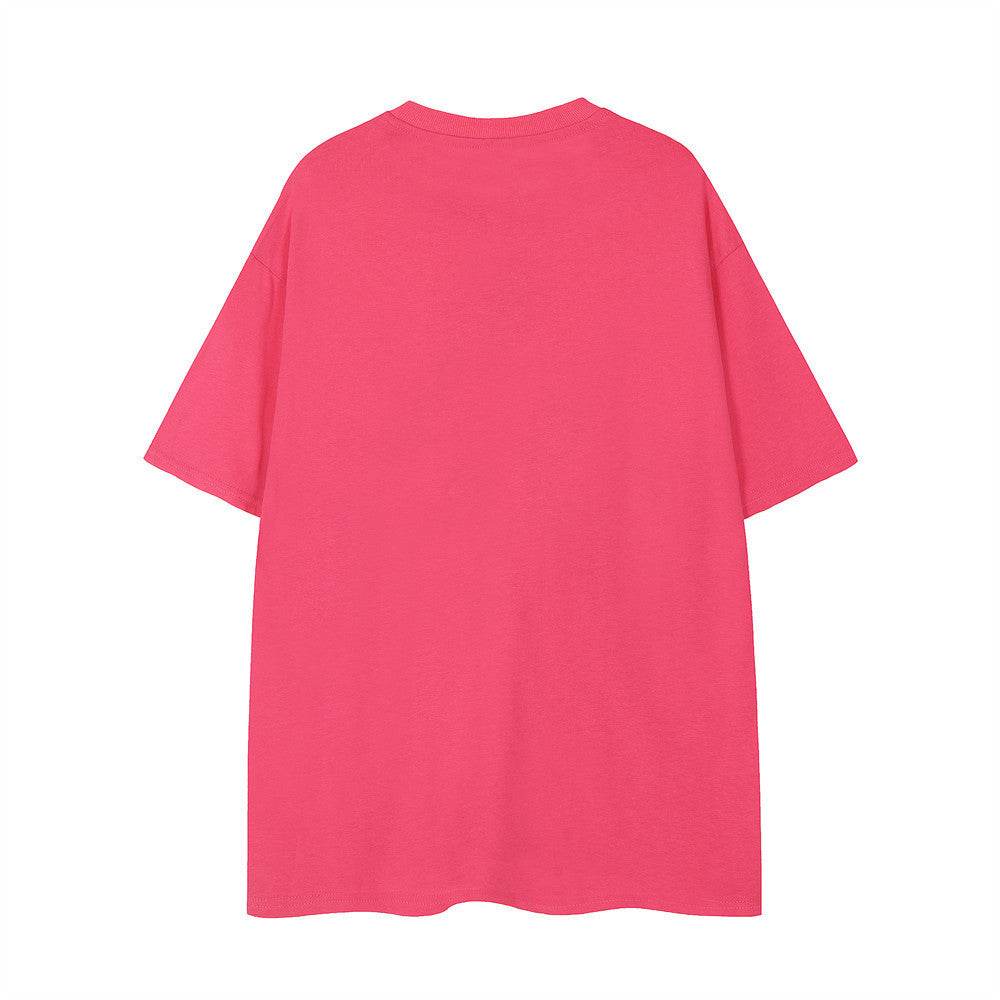 Cat Paw Scratch Flocking Embroidered Loose T-shirt For Men And Women MuddyStock