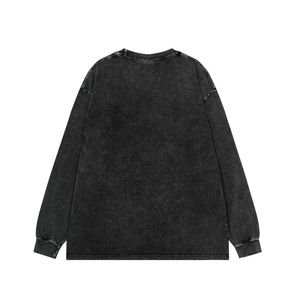 American Retro Long Sleeve T-shirt For Men And Women MuddyStock