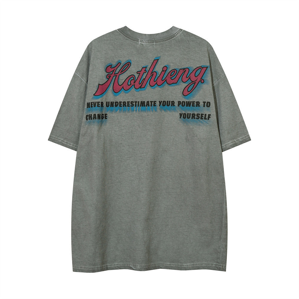 Fashion Personalized Printed Short-sleeved T-shirt For Men And Women MuddyStock