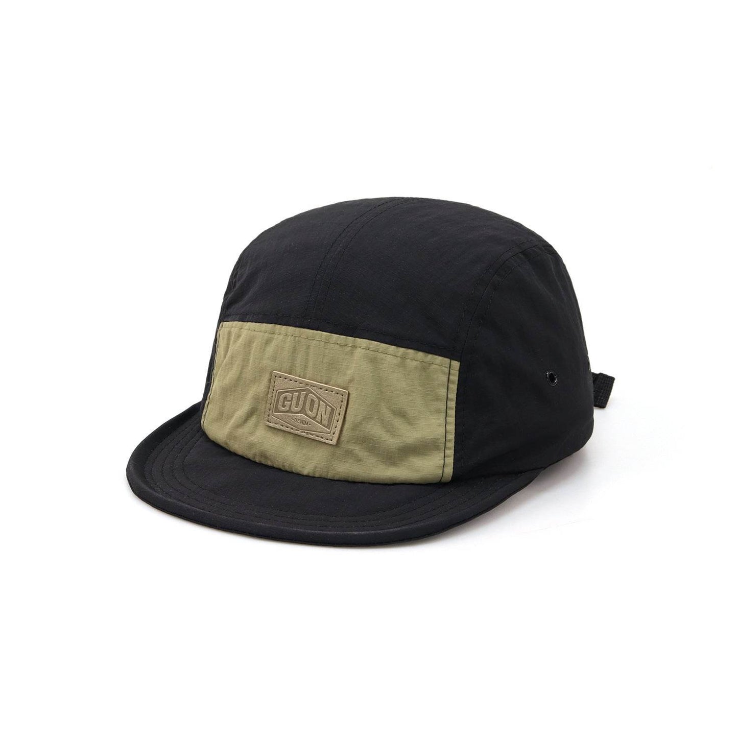 Retro Color Matching Outdoor Four Seasons Soft Brim Baseball Cap Black Adjustable MuddyStock