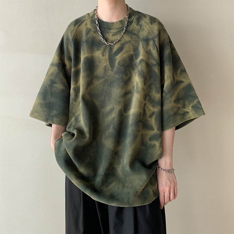 Retro T-Shirt Trendy Loose Men MuddyStock