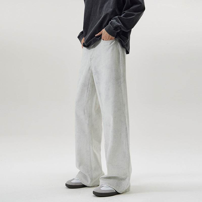 Men's Marble Dark Pattern Casual Trousers MuddyStock