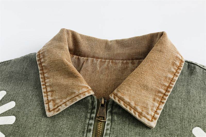 Stitching Denim Men's Sports Jacket MuddyStock