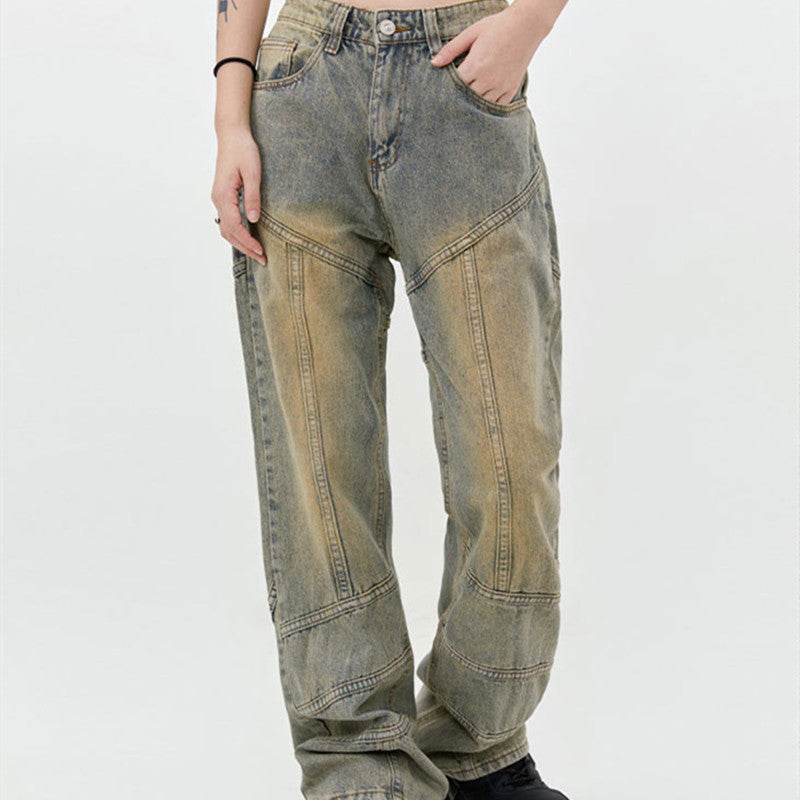 Washed Old Mud Dyed Jeans For Men And Women MuddyStock