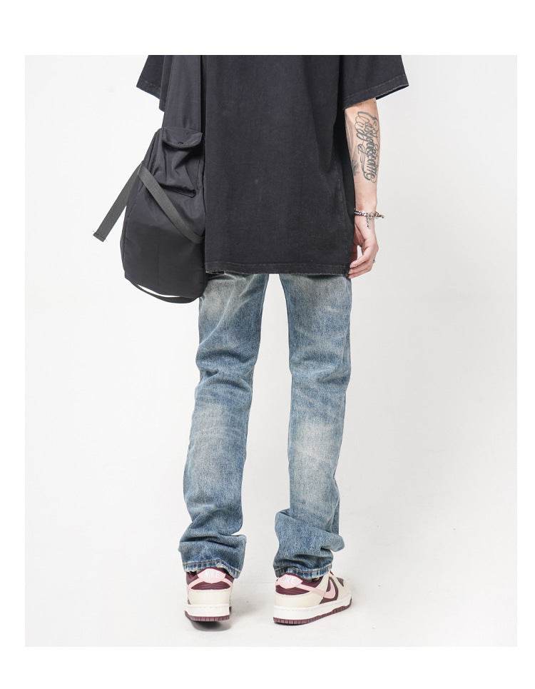 American Style Loose Men's And Women's Ripped Jeans MuddyStock