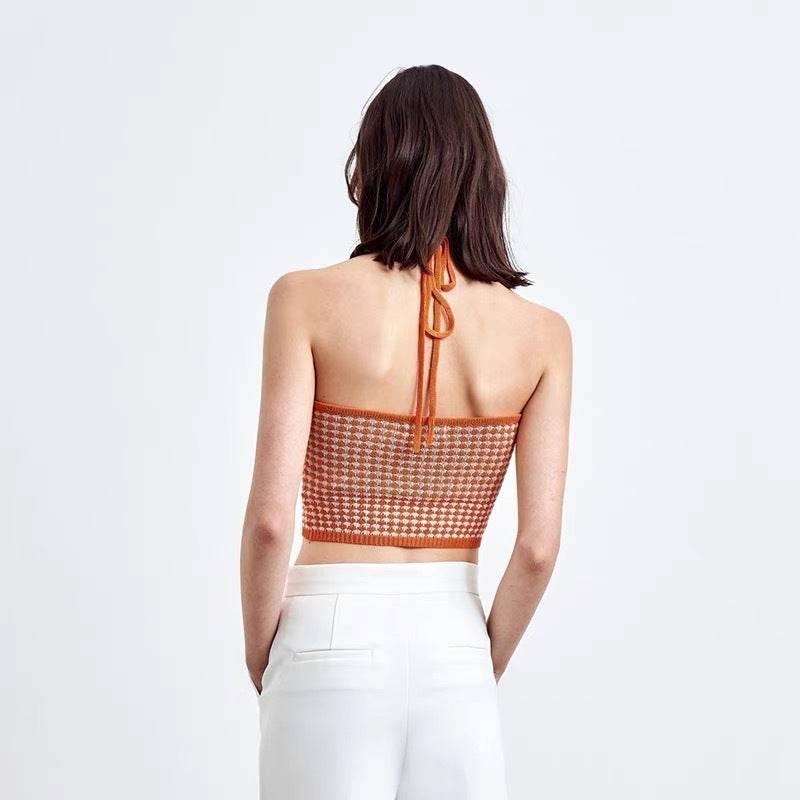 Ladies Sleeveless Knitted Top MuddyStock