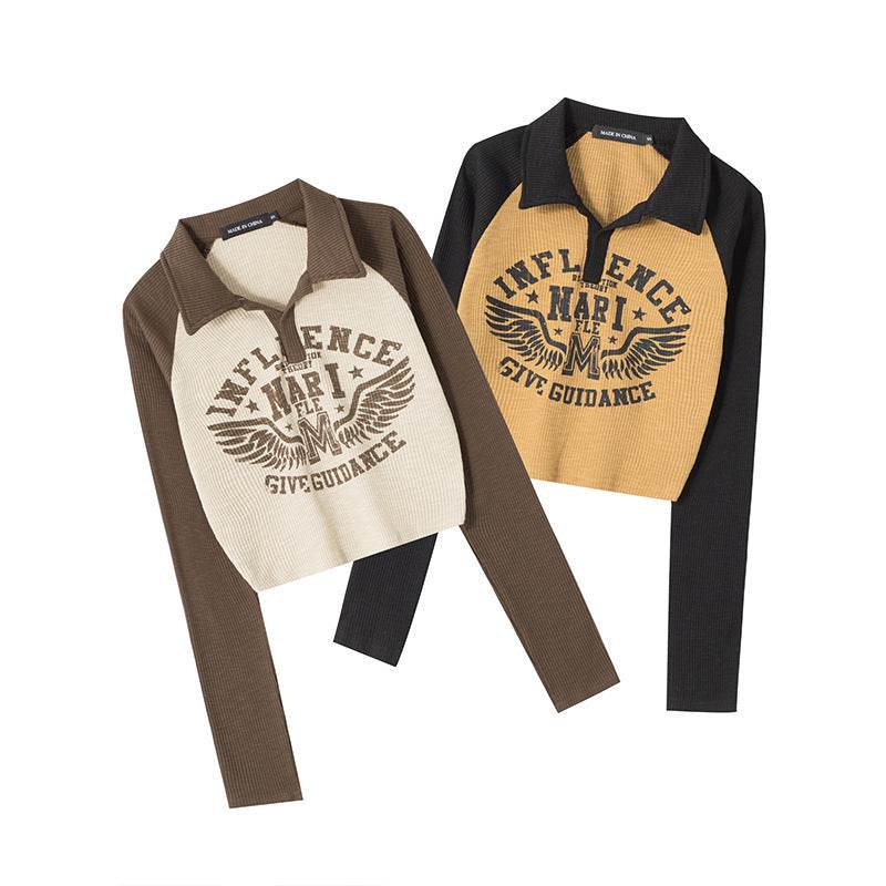 Raglan Sleeve Long Sleeve Top For Women MuddyStock