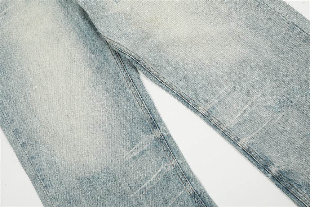 Vintage Washed Jeans For Men MuddyStock