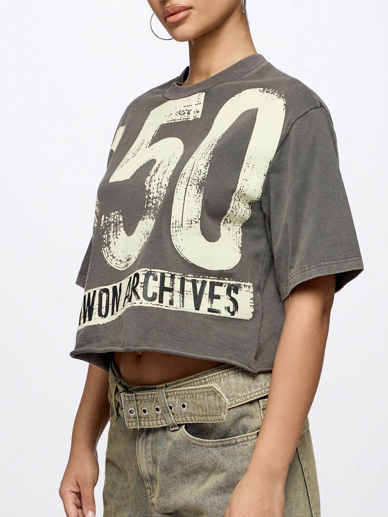 Women's Super City Street Style Pattern T-shirt MuddyStock
