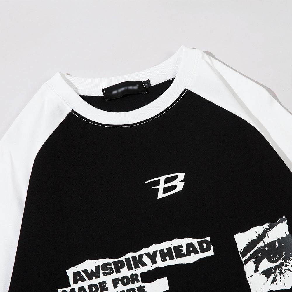 Letter Pattern Printed T-shirt For Men And Women MuddyStock