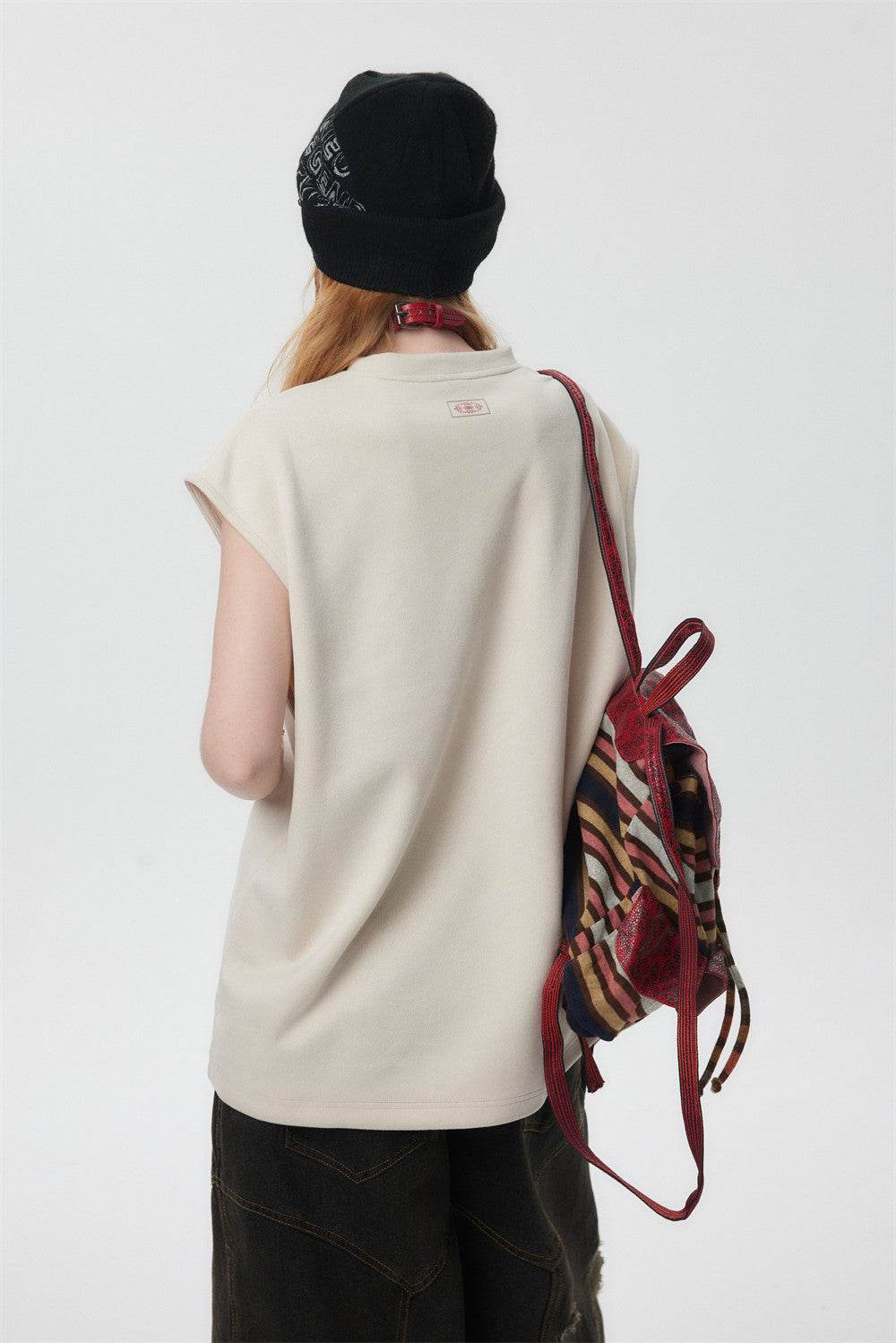 Dragon Pattern Printed Vest Women's Top MuddyStock