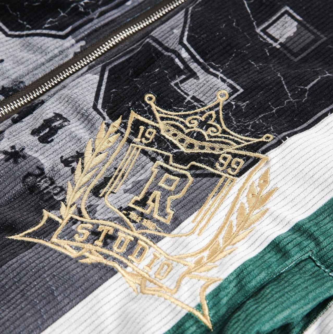 Retro Patchwork Embroidery Jacket For Men And Women