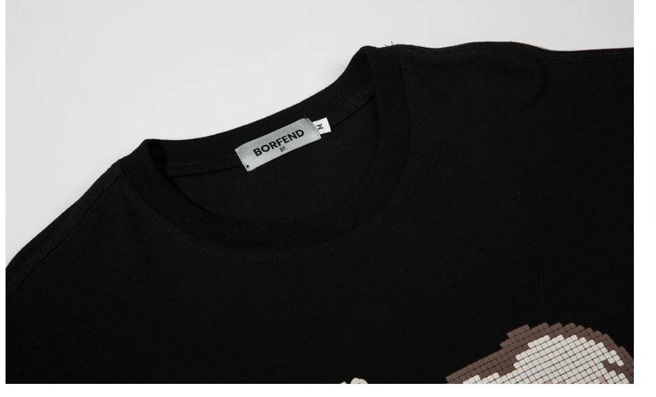 American Cartoon Printed T-shirt For Men And Women MuddyStock