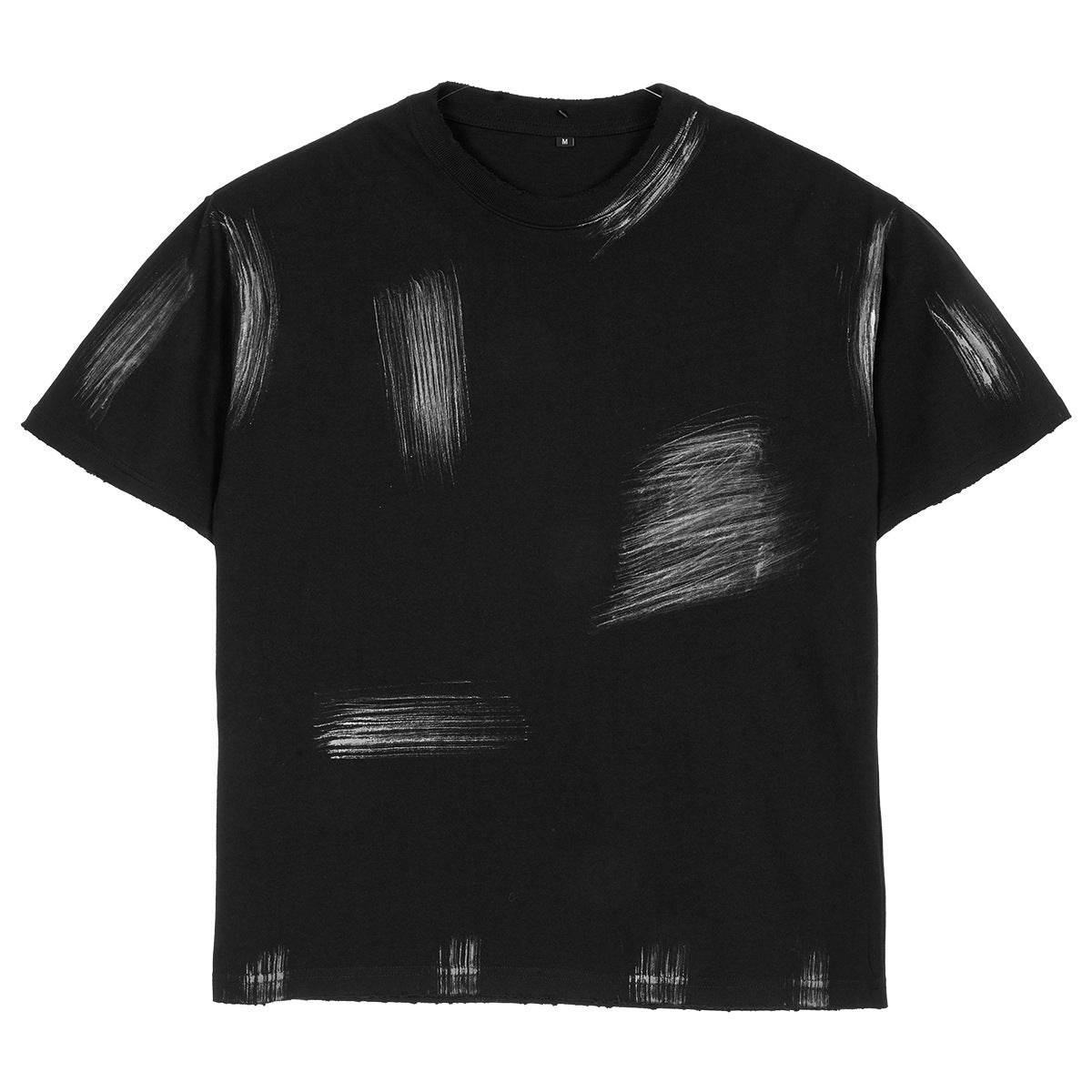 Washed-out Vintage Loose Cotton Fashion Men's T-shirt MuddyStock