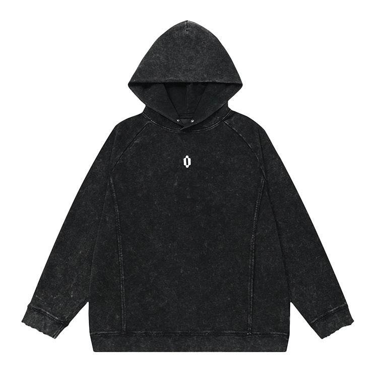 Embroidery Burr Patchwork Sweater For Women Black MuddyStock