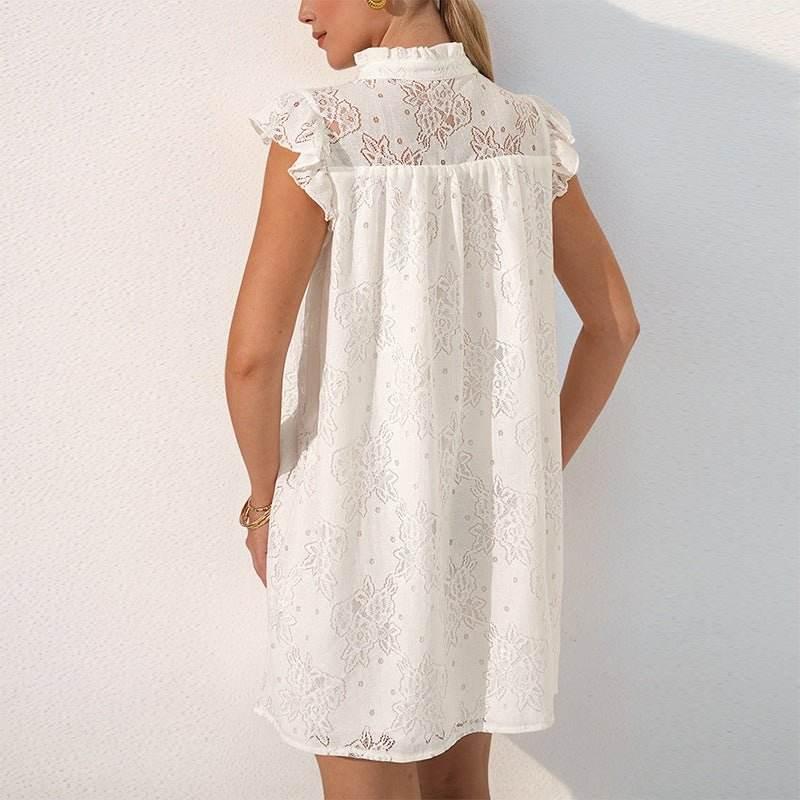 European and American minimalist lace dress | MuddyStock Originals