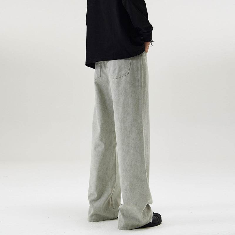 Men's Marble Dark Pattern Casual Trousers MuddyStock