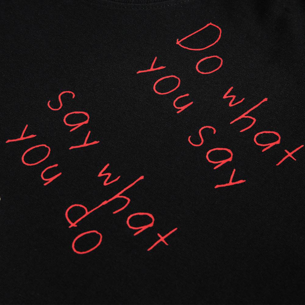 Fashion Letter Print Short-sleeve T-shirt For Men And Women MuddyStock