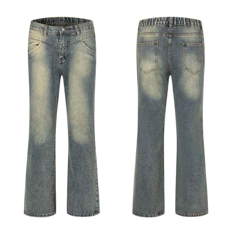 Washed Distressed Skinny Jeans For Men MuddyStock