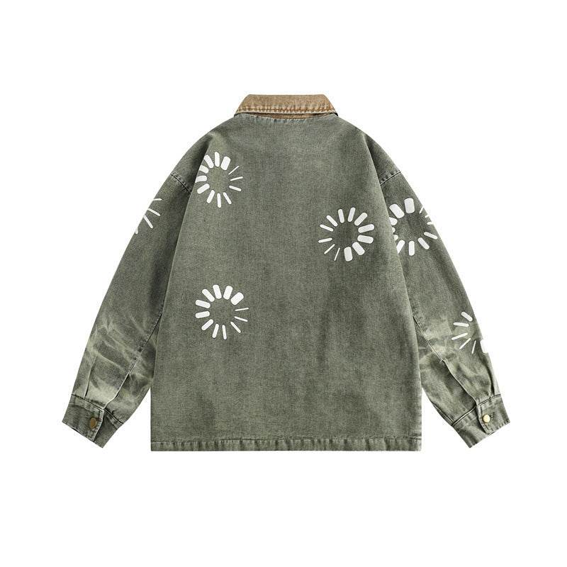 Stitching Denim Men's Sports Jacket MuddyStock