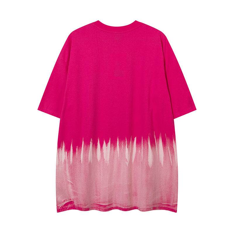 Abstract Pattern Gradient Loose Women's Top MuddyStock