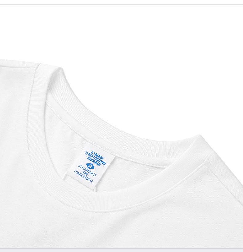 Retro Printed Loose T-shirt For Men And Women MuddyStock