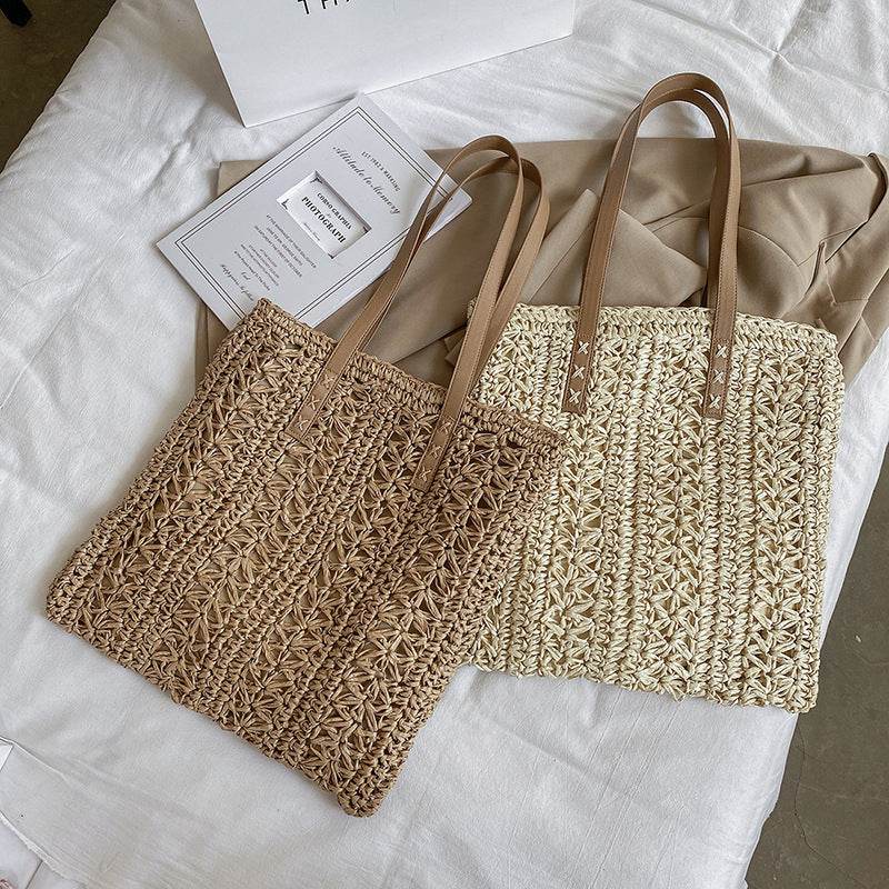 Summer Beach Straw Woven Large-capacity Crossbody Bag MuddyStock