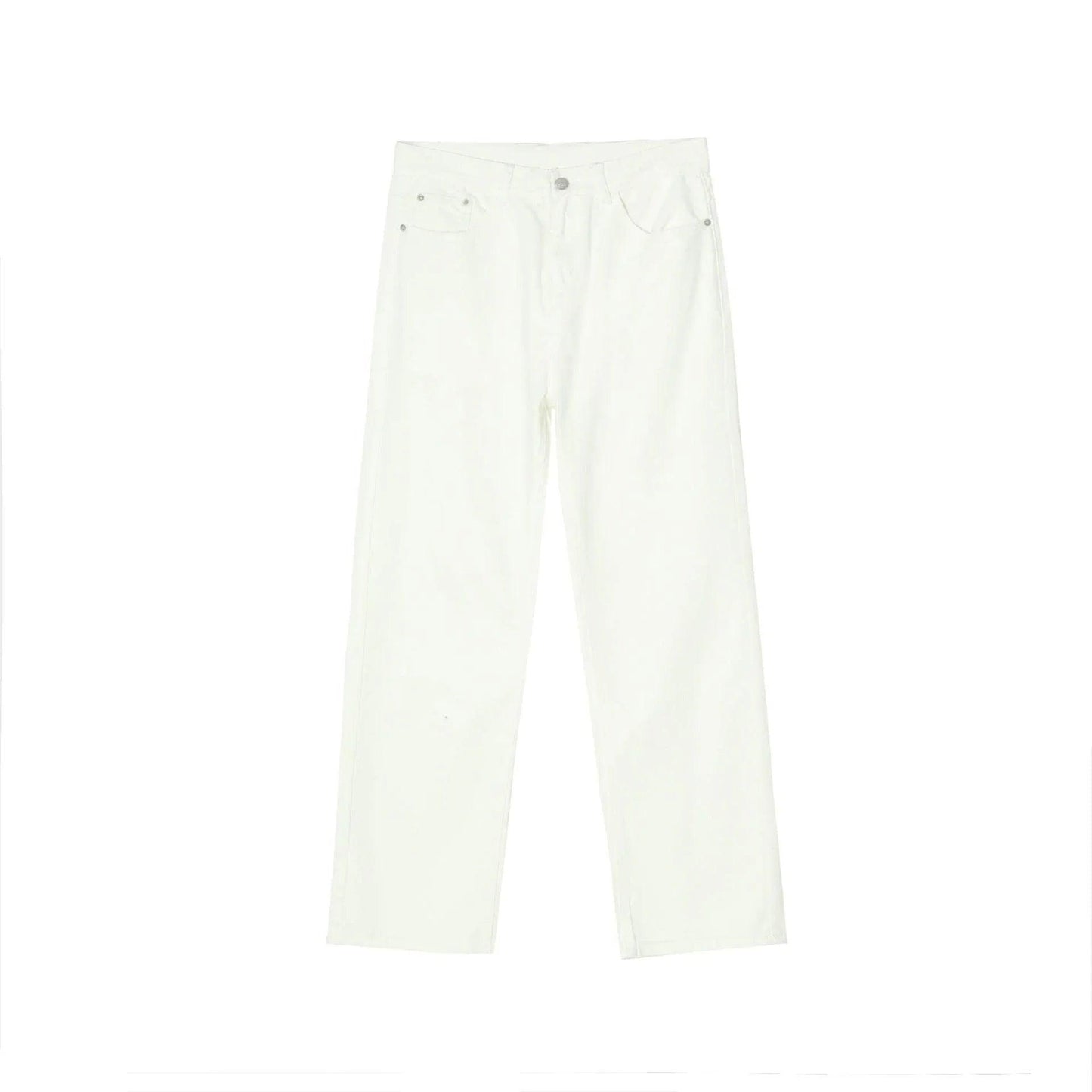 Men's Casual All-matching Loose Japanese Style Casual Trousers White