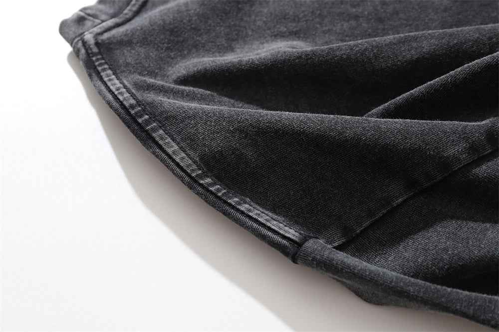 Print Worn Looking Washed-out T-shirt For Men null