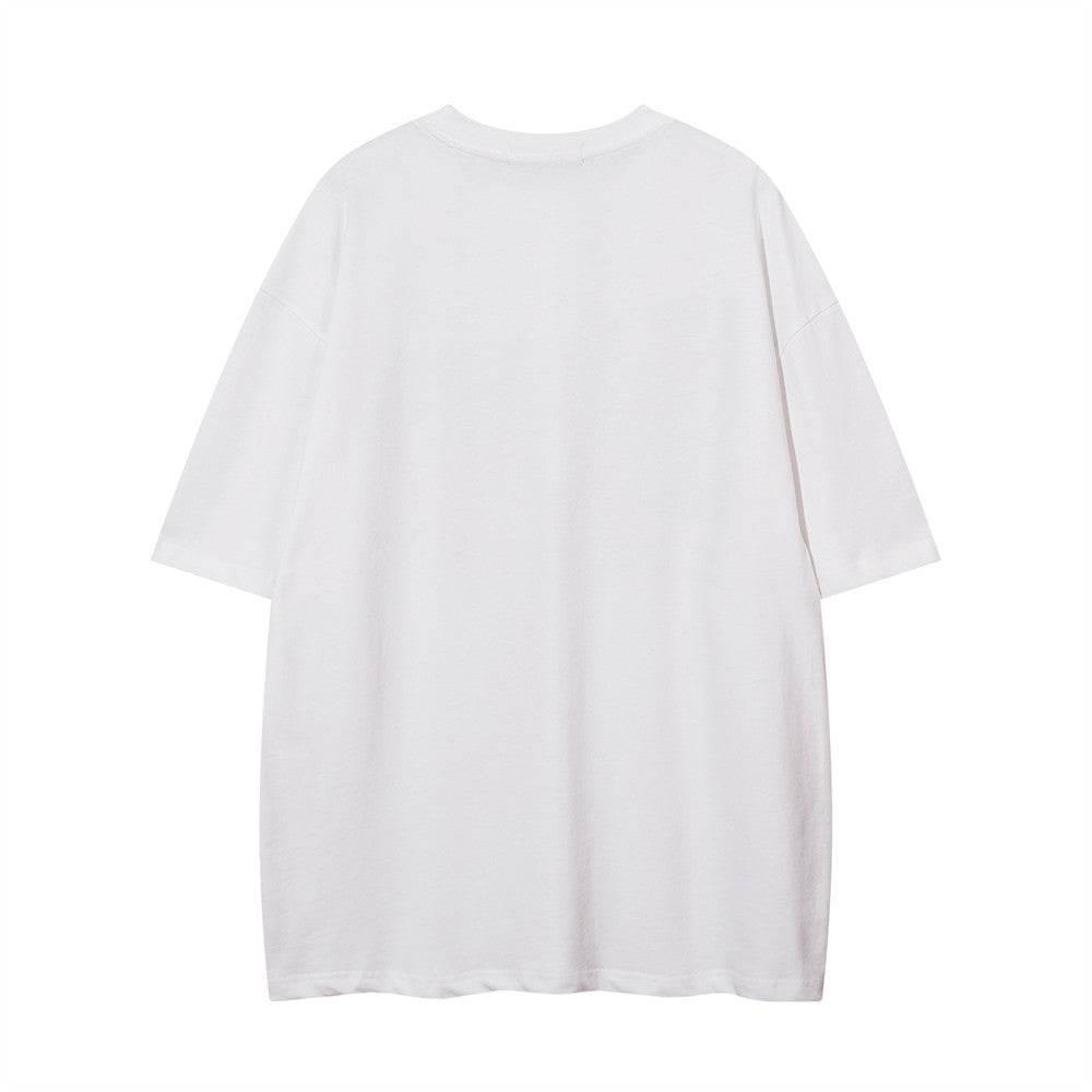 Fashion Abstract Letter Print Short-sleeve For Women MuddyStock