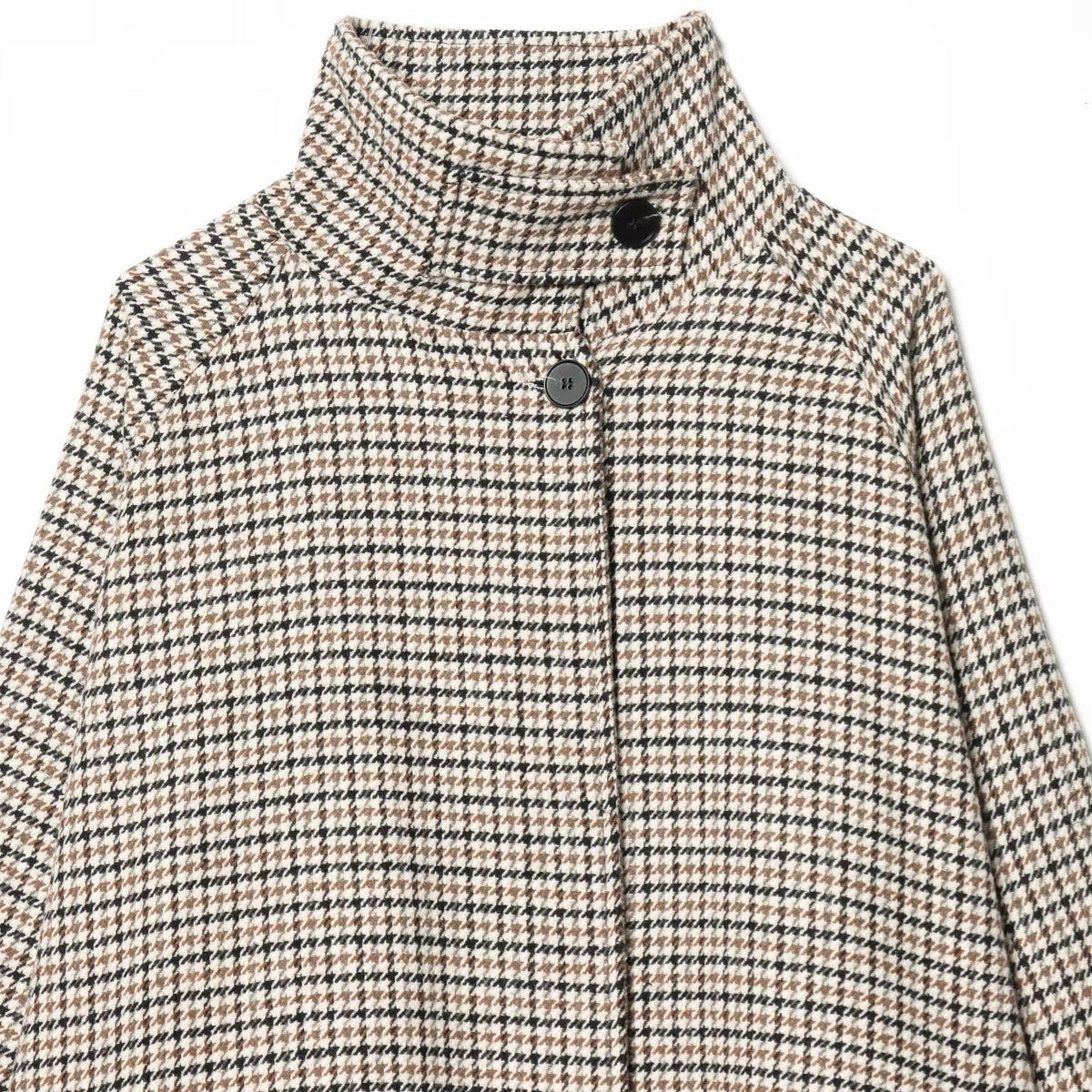 Fashionable And Versatile Houndstooth Short Jacket All Products