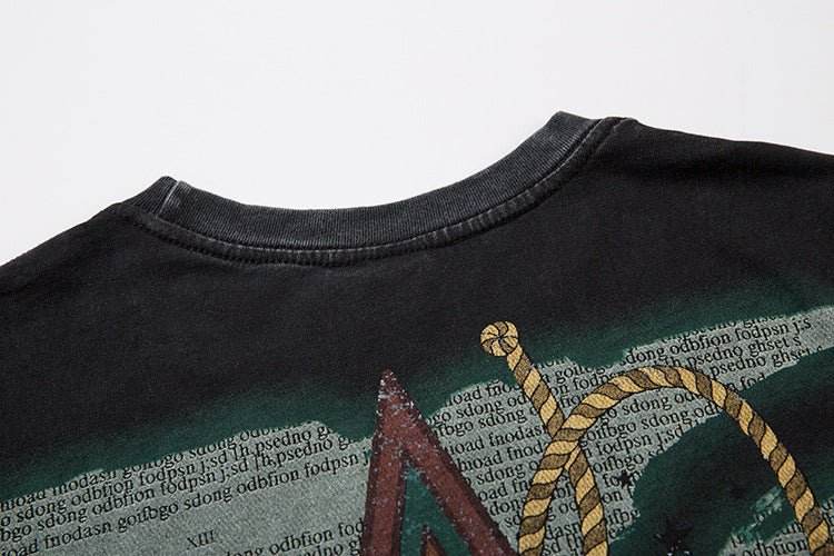 Fashion Cartoon Car Printed Men's T-shirt MuddyStock