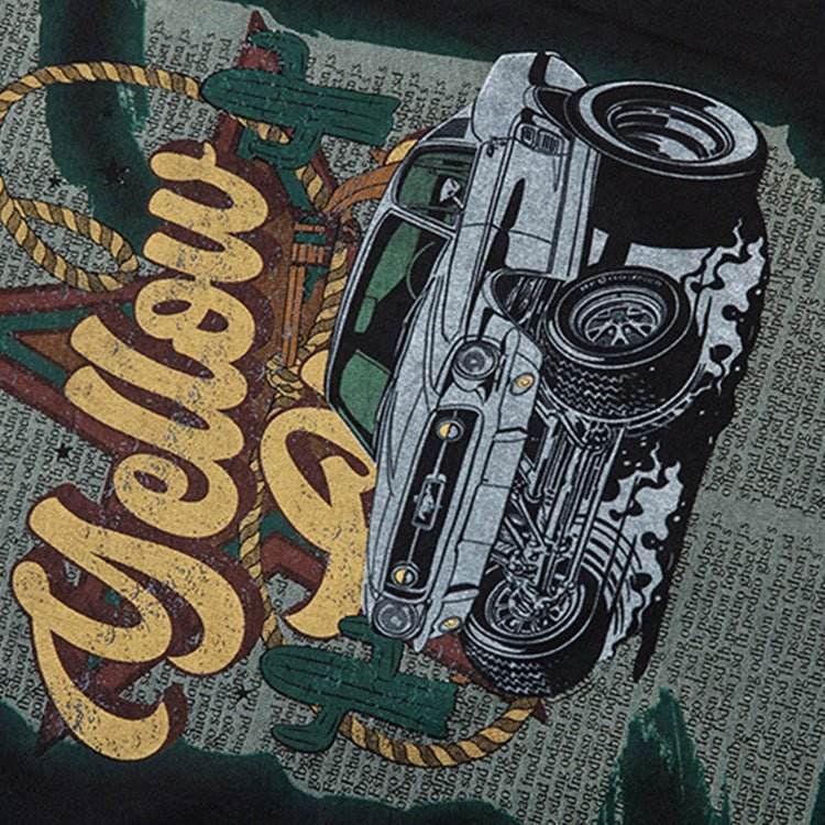 Fashion Cartoon Car Printed Men's T-shirt MuddyStock