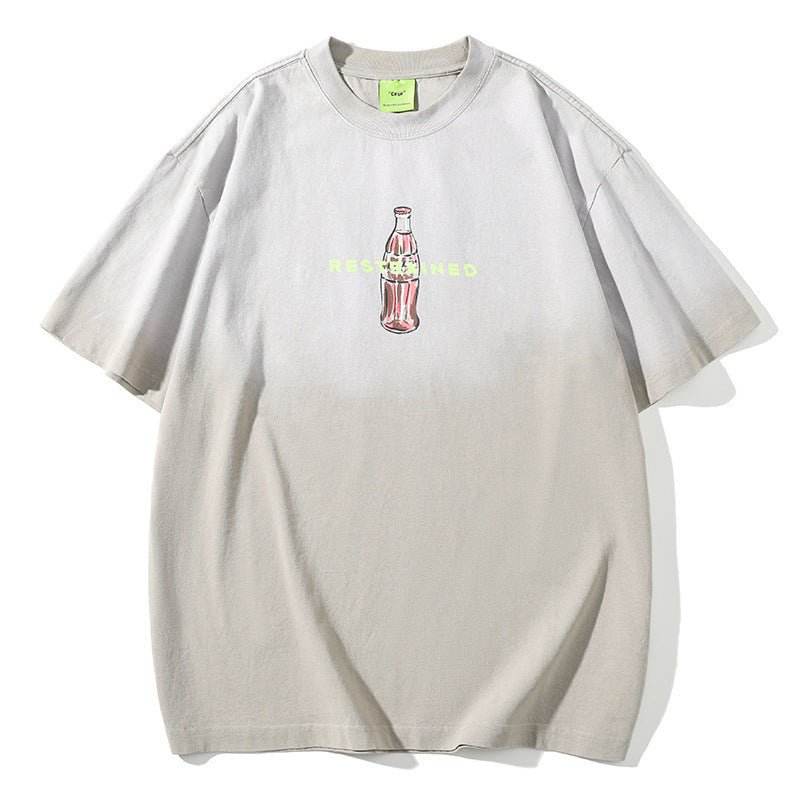 Fashion Gradient Color T-shirt For Men And Women Lima Bean Colors MuddyStock