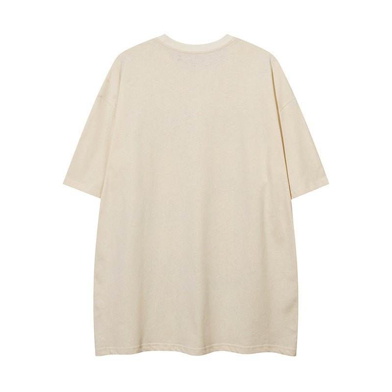 Fashion Graffiti Letter Short Sleeve Women Clothing MuddyStock