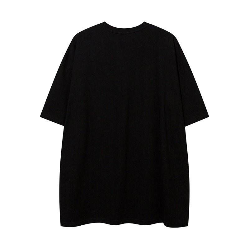 Fashion Graffiti Letter Short Sleeve Women Clothing MuddyStock