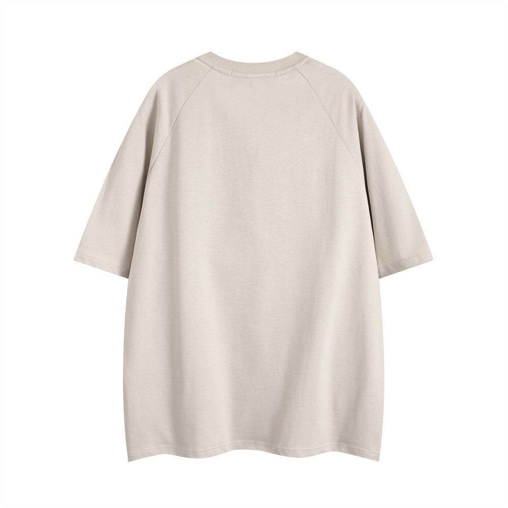 Fashion Letter Patch Embroidered Short Sleeve Men MuddyStock
