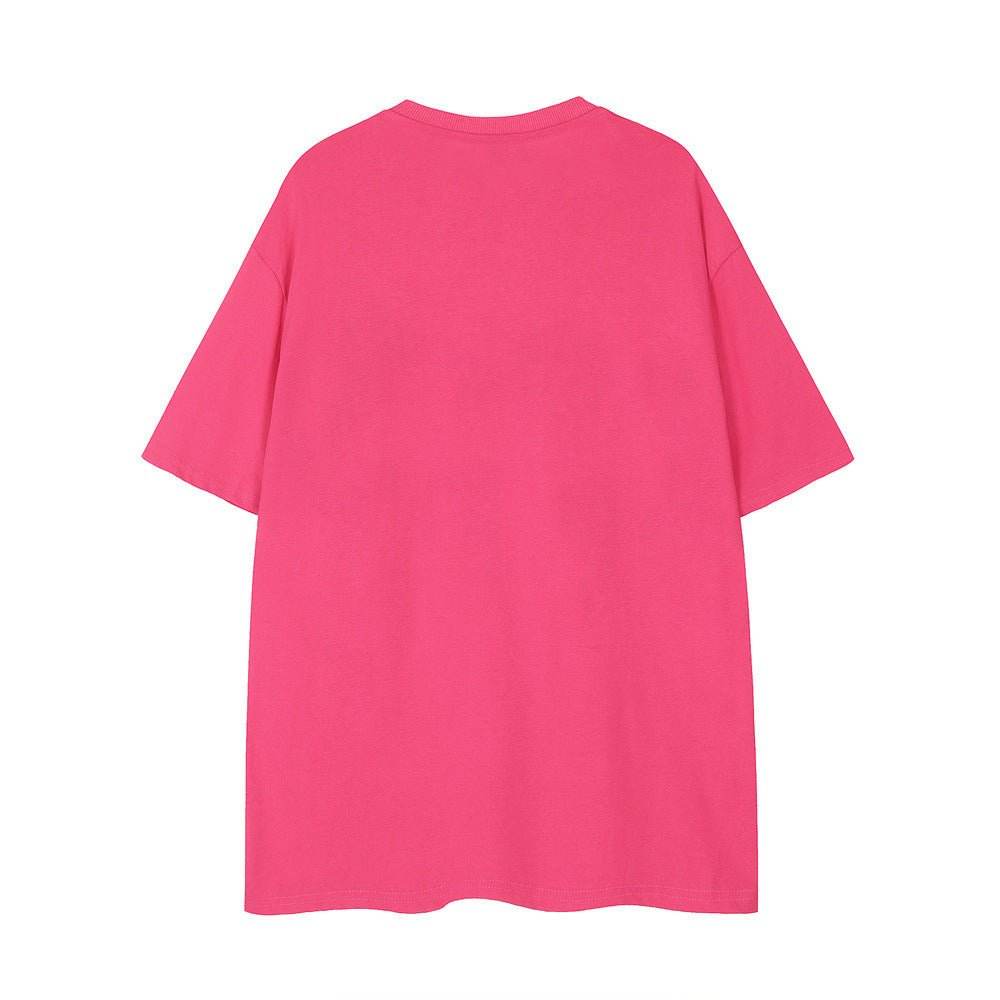 Fashion Letters Printed Loose T-shirt For Men And Women MuddyStock