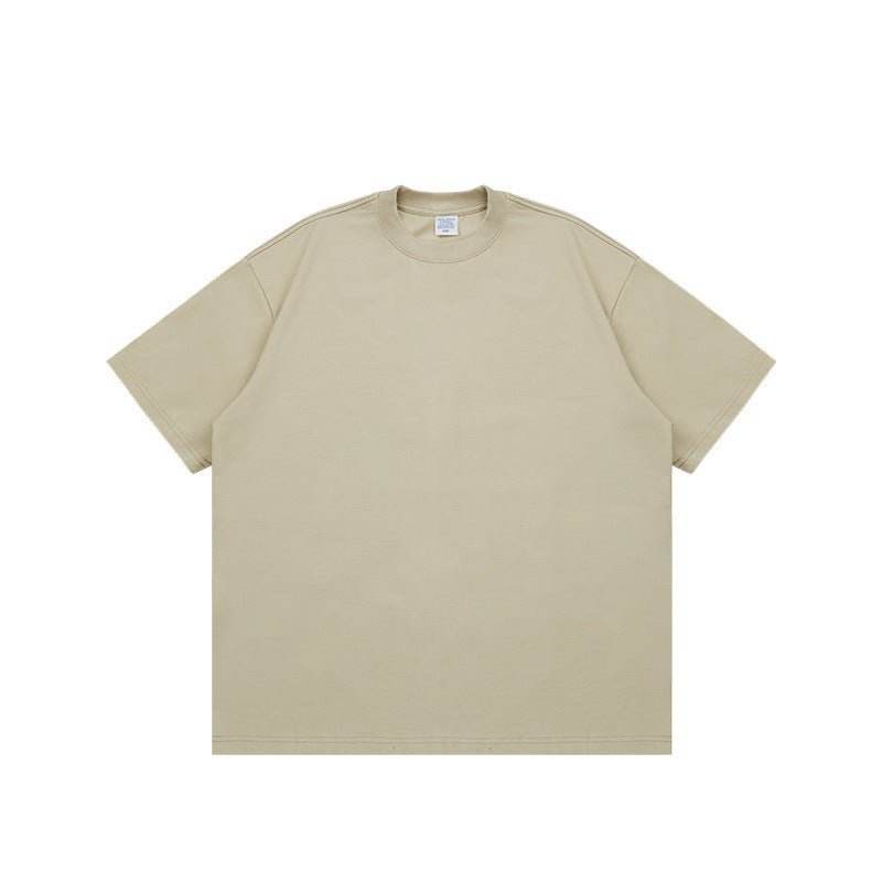 Fashion Solid Color Short Sleeves Sand MuddyStock