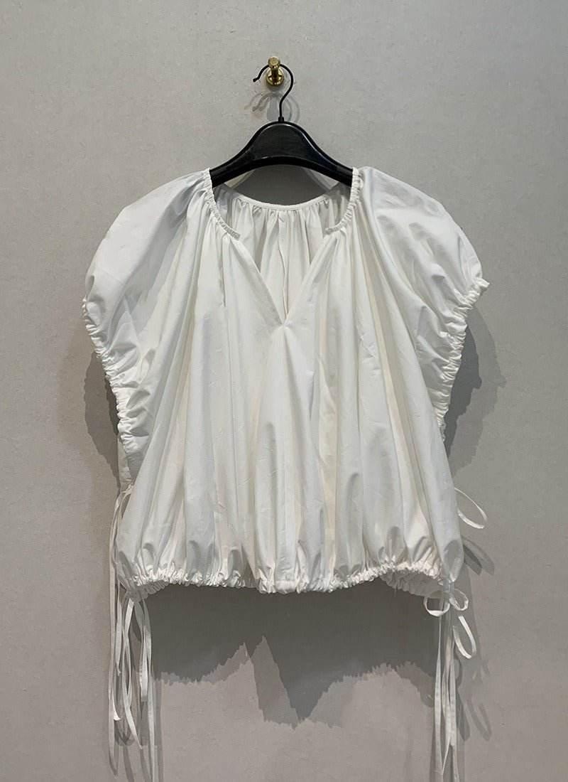 Fashionable French lazy and relaxed one-piece temperament shirt V-neck slimming top | MuddyStock Originals