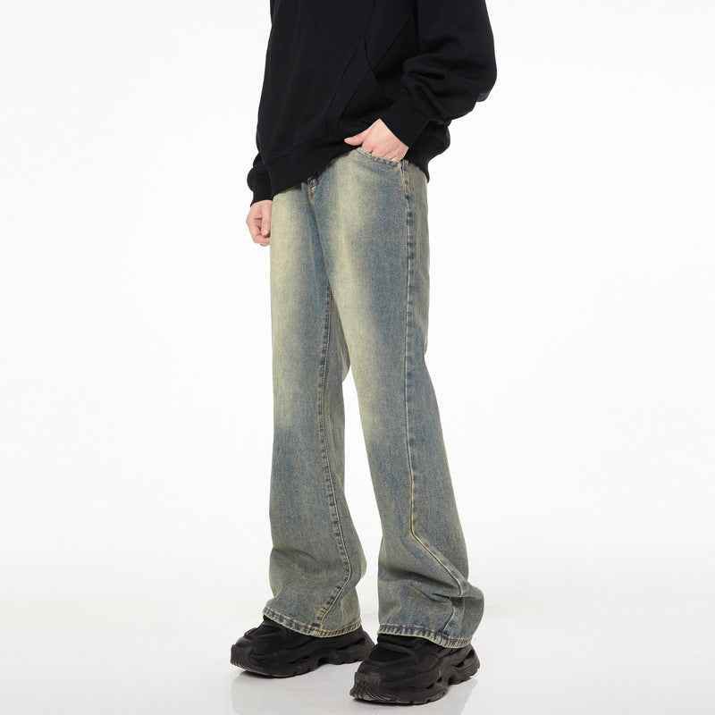 Washed Distressed Skinny Jeans For Men MuddyStock