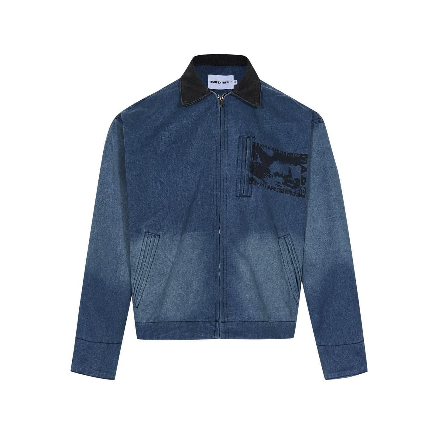Street Thin Jacket For Men And Women Light Blue