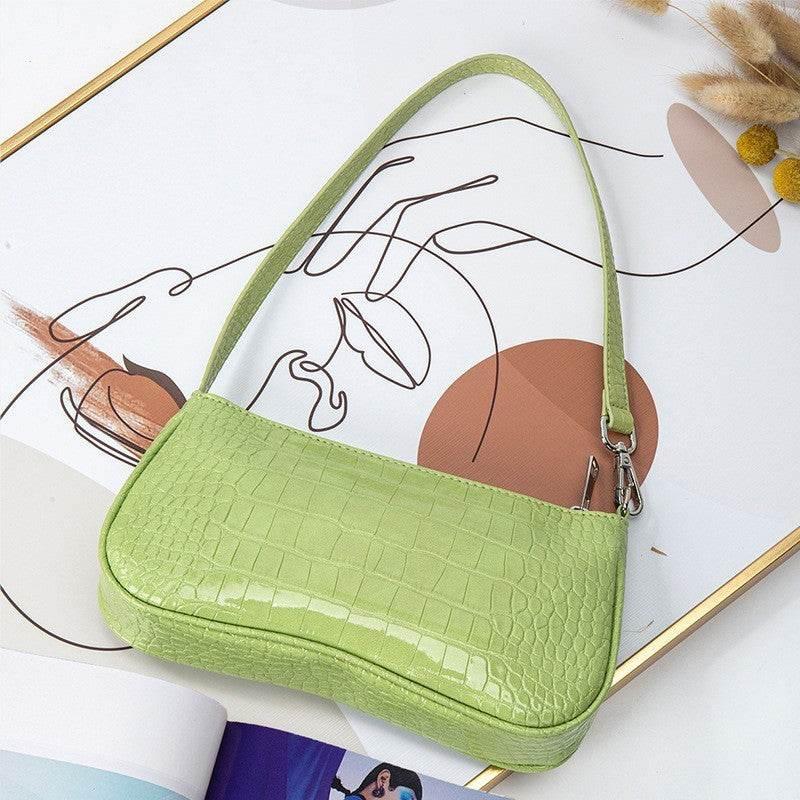Women's Fashion Crossbody Shoulder Handbag Grass Green MuddyStock