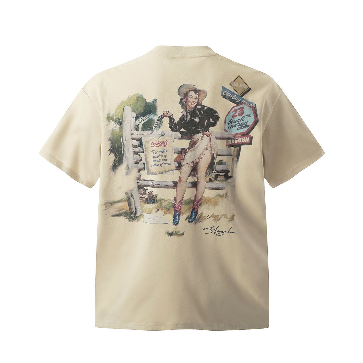 Men's Loose Leisure All-matching T-shirt