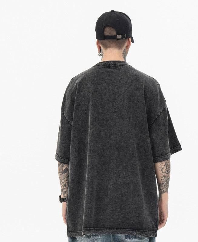 Men's Fashion Printed Short-sleeved T-shirt