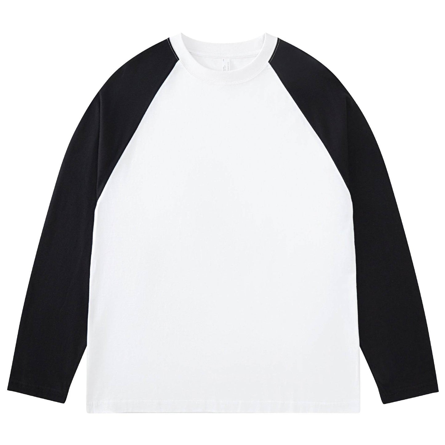Heavy Long-sleeved T-shirt White And Black MuddyStock