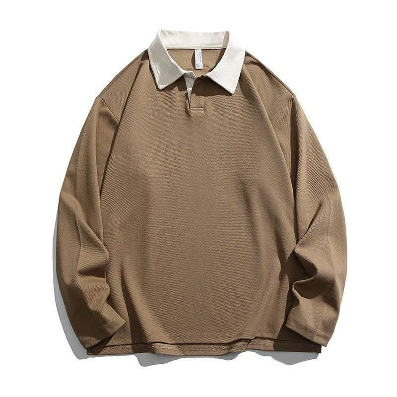 High Quality Twill Sweater For Both Men And Women Van Dyke Brown
