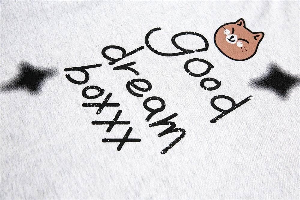 Men's Cartoon Anime Print Short-sleeved T-shirt