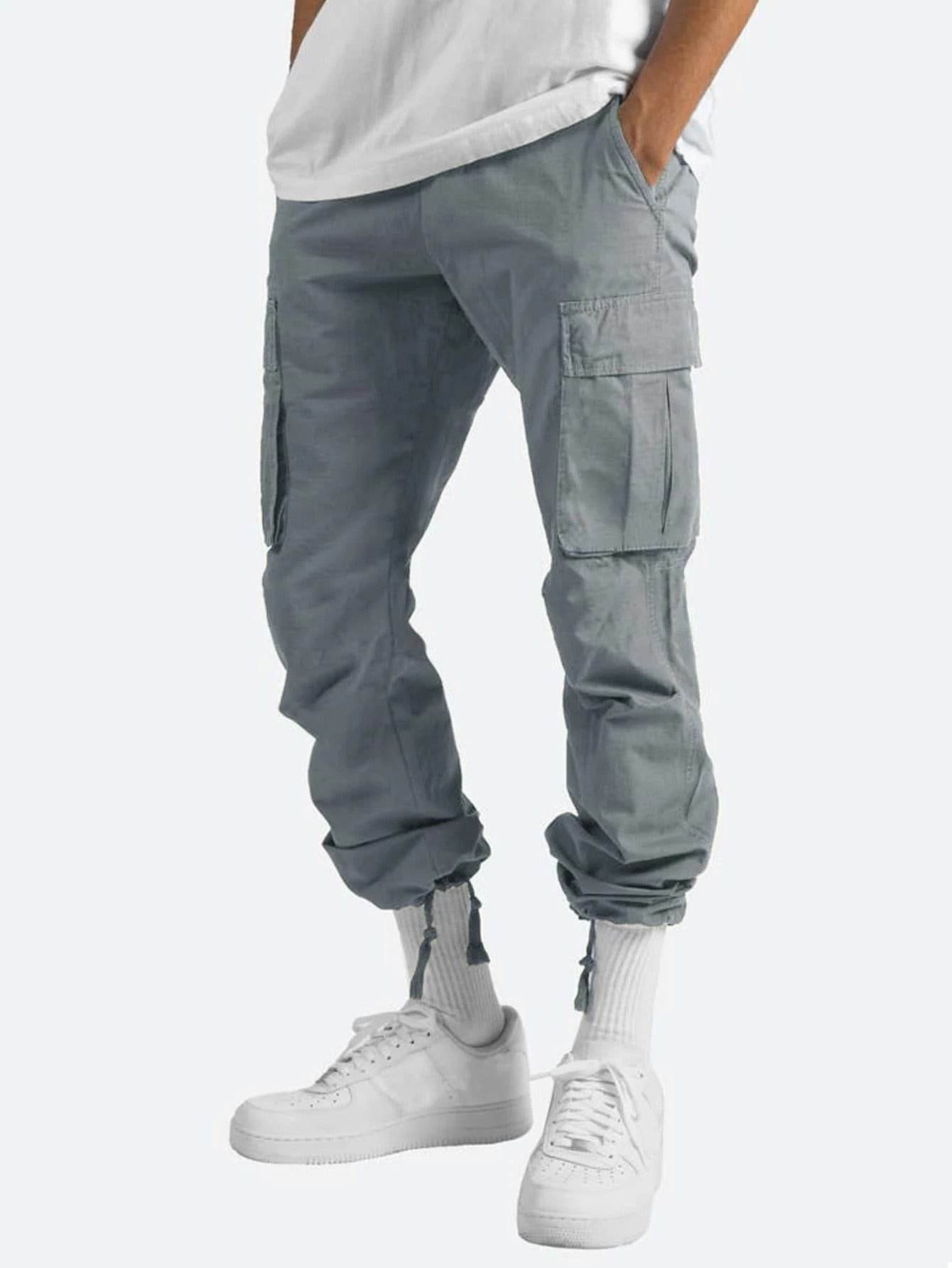 New Style Men's Overalls Drawstring Multi Pocket Casual Trousers | MuddyStock Originals MuddyStock