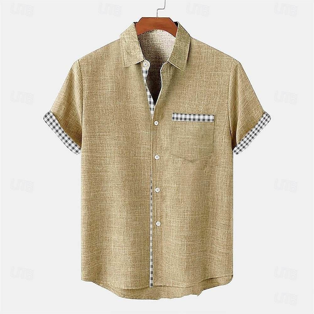 Ocean Fish Pattern Lapel Loose Casual Short Sleeve MuddyStock